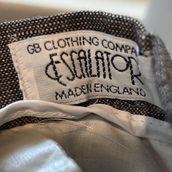 GB Clothing Company‎ Mens Twill Dk Academia Hipster Trousers Size 34/35 England - Picture 8 of 9